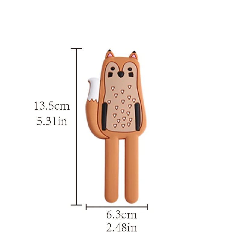 2/8pcs Nordic Animal Refrigerator Hooks, Creative and Classic Deer Animal Hooks, Home Decoration Products