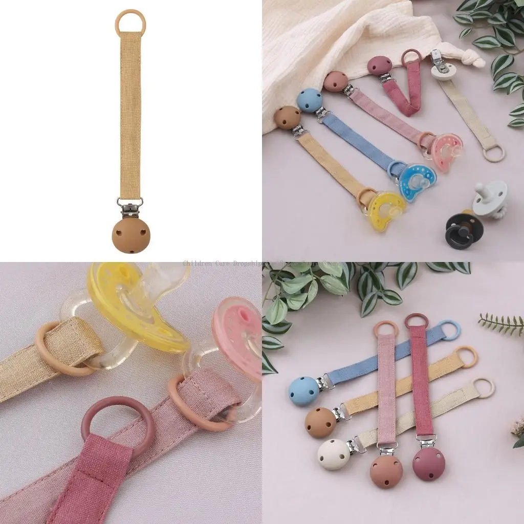 

Relief Pain Teething Toy Chain Strap Soother Teething Chewable Holder Belt