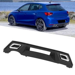 Rear Bumper Diffuser Lip Lower Spoiler for Fit for SEAT Ibiza MK5 6F 2017‑2021 Rear Lip Spoiler Bumper Lower Spoiler