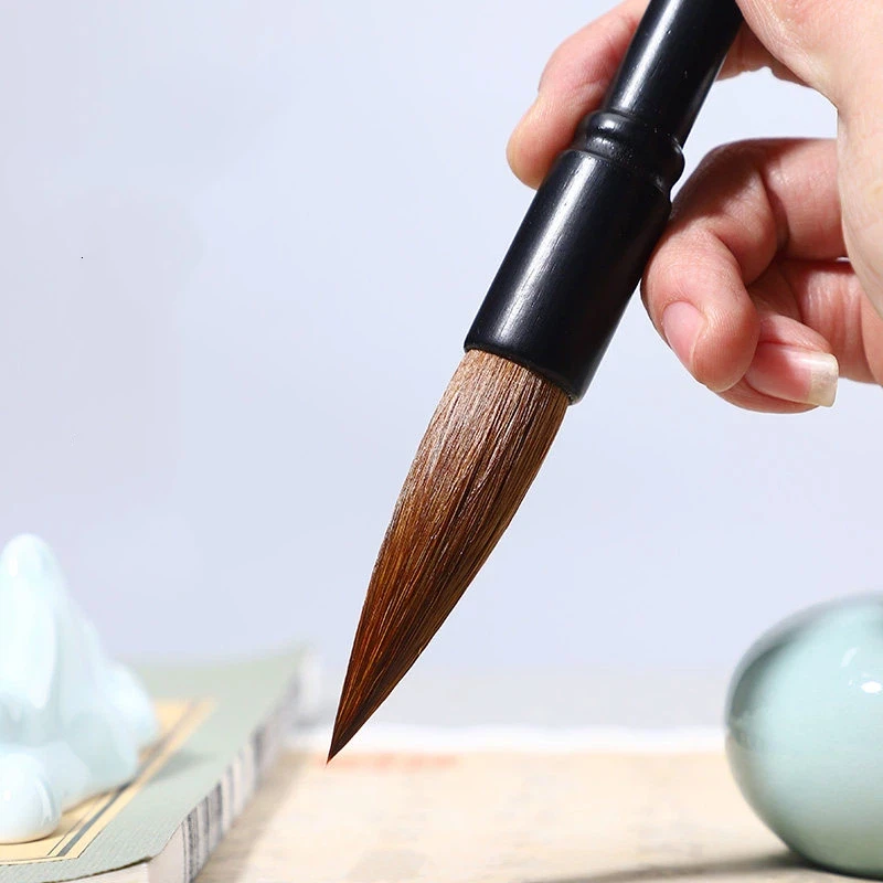 Premium Mixed Hair Calligraphy Brush Set Professional Seal Running Cursive Scrip Brush Ouyang Xun Regular Script Writing Brush