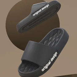 Bebealy Letter Women Slippers House Shower Bathroom Shoes EVA Beach Slides Fashion Soft Cloud Slippers 2024 Summer Women Sandals