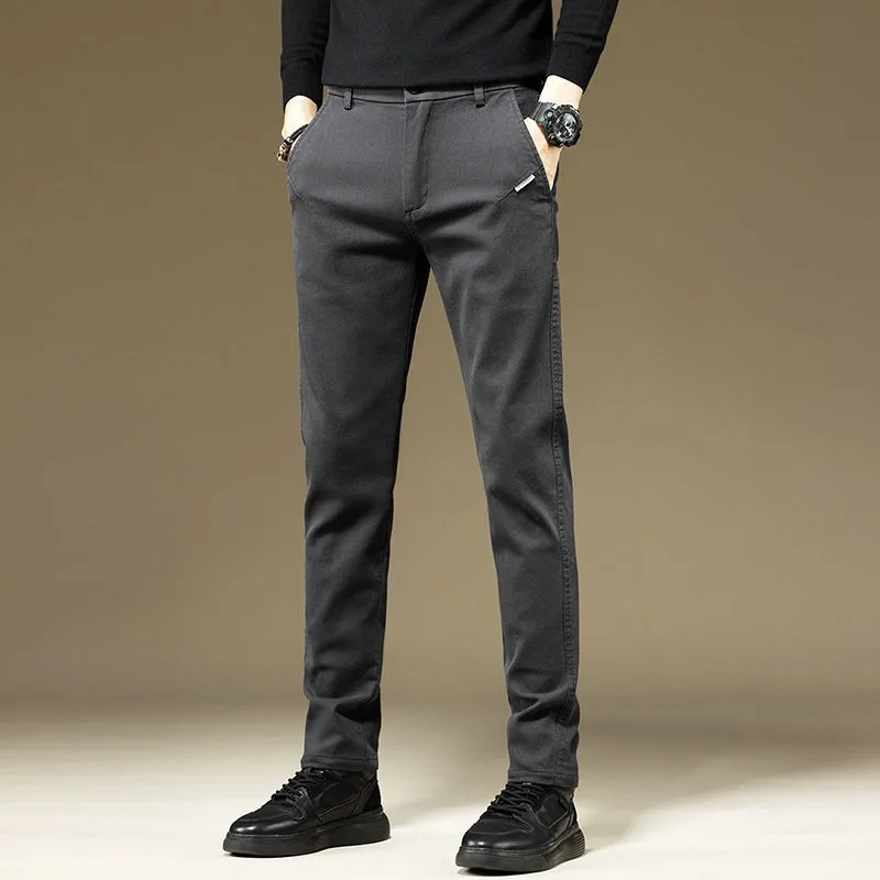 

New Men's Casual Pants Men Straight Loose Autumn Style Young People to Look Slim Versatile Men's Trousers