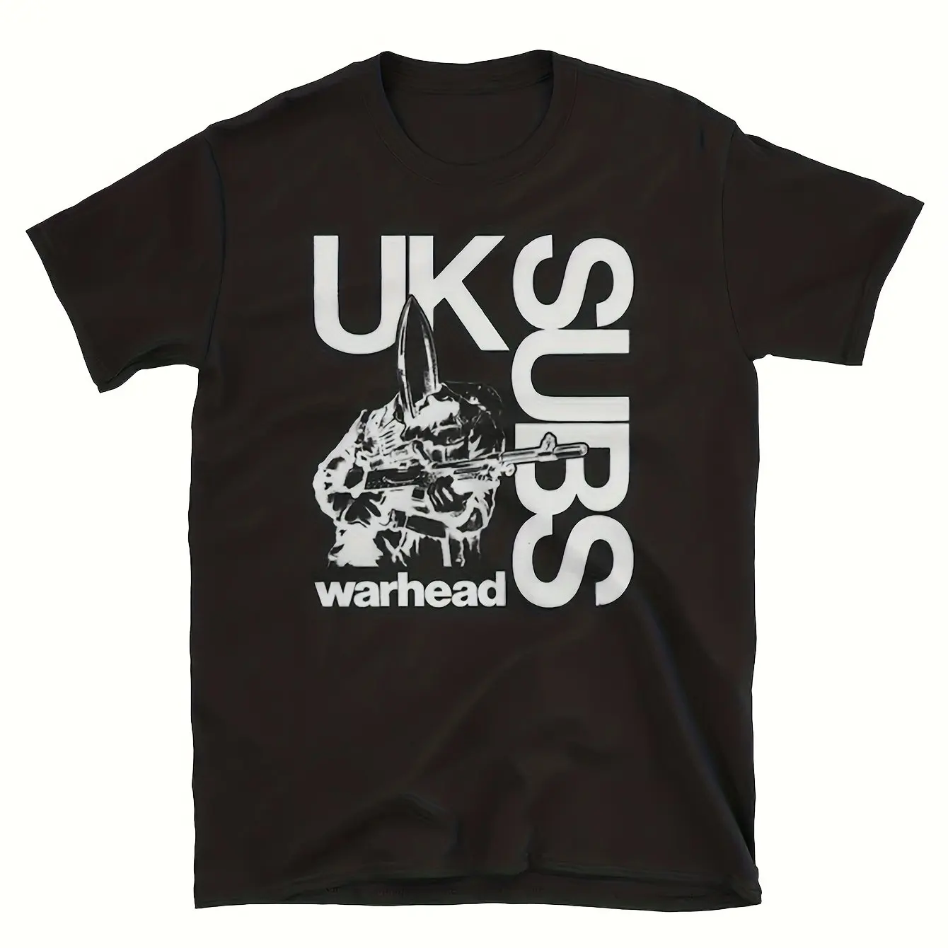 Camiseta Retro de Banda de Punk Rock para Hombre |   Camiseta con estampado de UK Subs, The Exploited, Varukers, GBH, Sham 69, Discharge, Damned, Adicts
