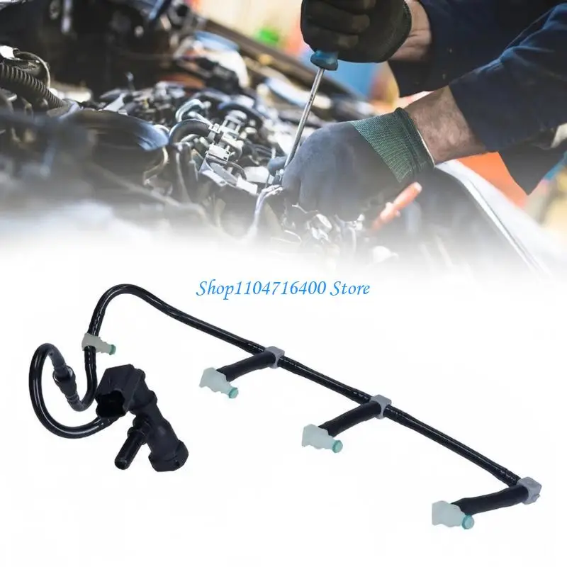 

y1gd Replacement Overflow Hose Automotive Accessory Easy Installation Injector Return Oil Pipe Line