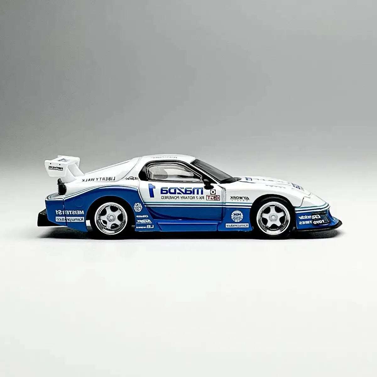 MINIGT 1/64 moulé sous pression MAZDA RX7 modèle de voiture en alliage jouet pour garçons cadeau dans une boîte d'origine