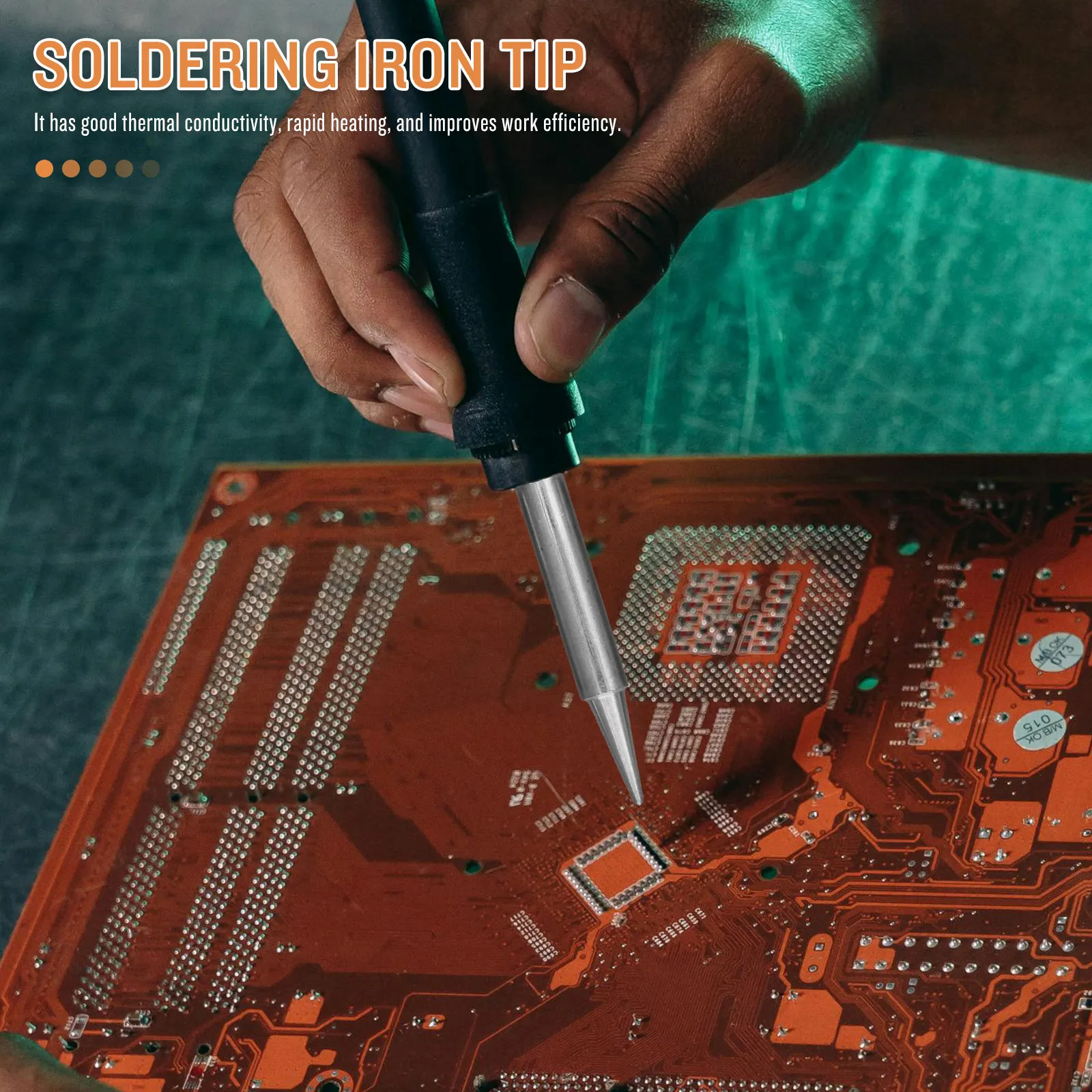 

1Set Soldering Iron Tips Kit Professional Replacement Tips for Soldering Station Electronic Repair DIY Craft Welding Tool
