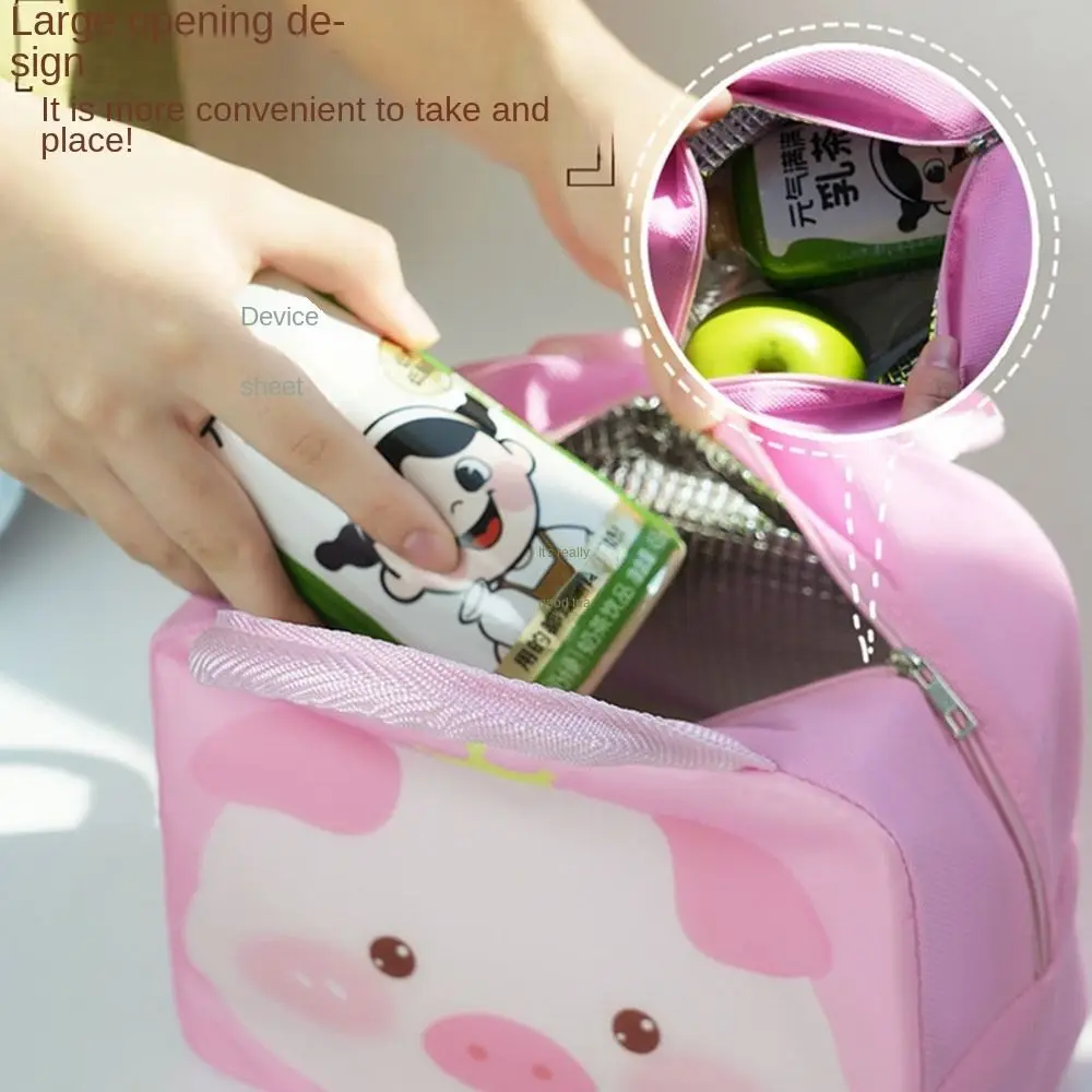 New Non-woven Fabric Cartoon Lunch Bag Portable Thermal Bag Tote Food Small Cooler Bag Lunch Box Accessories Lunch Box Food Bags