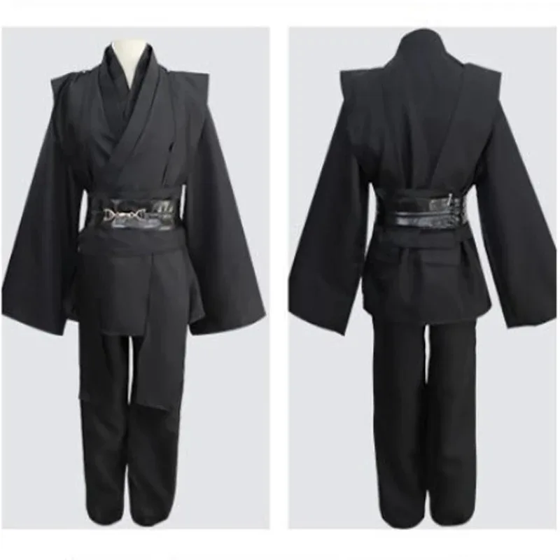 

A2025 New Wars Anakin Jedi Knight Cosplay Costume Hood Cape Anime Classic Movie For Men Women Halloween Fancy Brown ★ HAxiba.