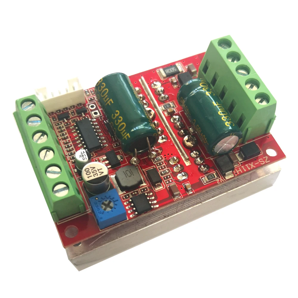 DC 9-60V 400W BLDC Three Phase DC Brushless Motor Controller PWM Hall Motor Control Driver Board 12V 24V 48V