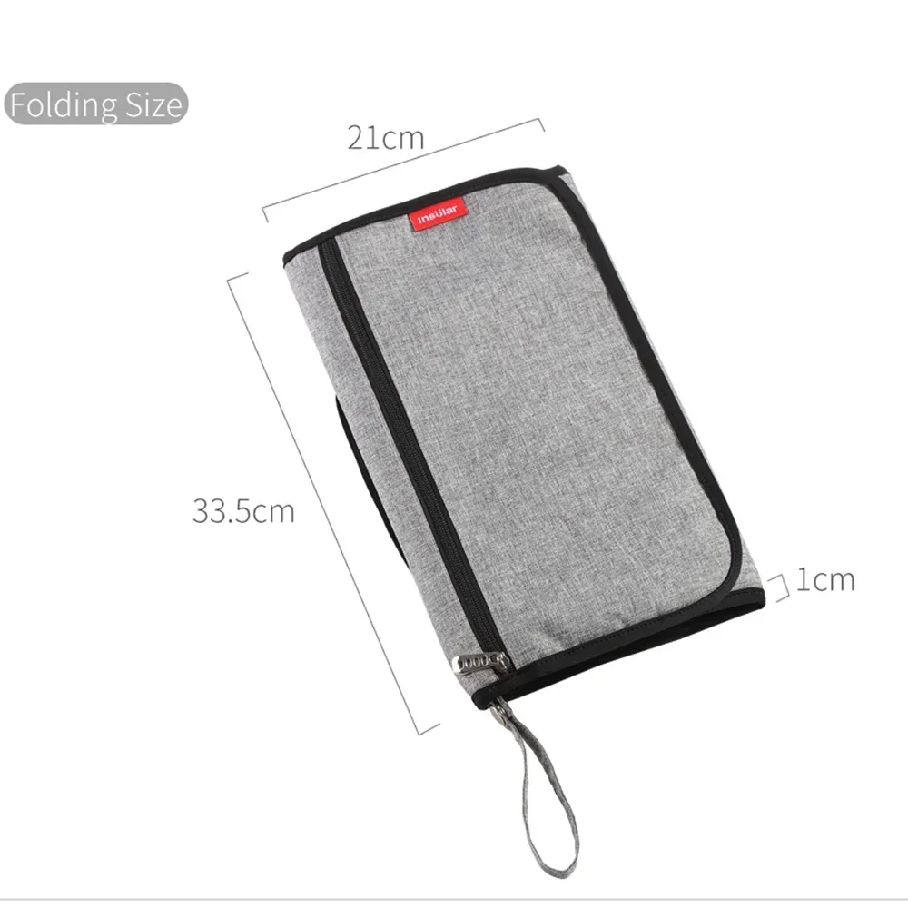 Waterproof Diaper Changing Mat Travel Multifunction Portable Baby Diaper Cover Pad Clean Hand Folding Diaper Bag Soft Flexible T