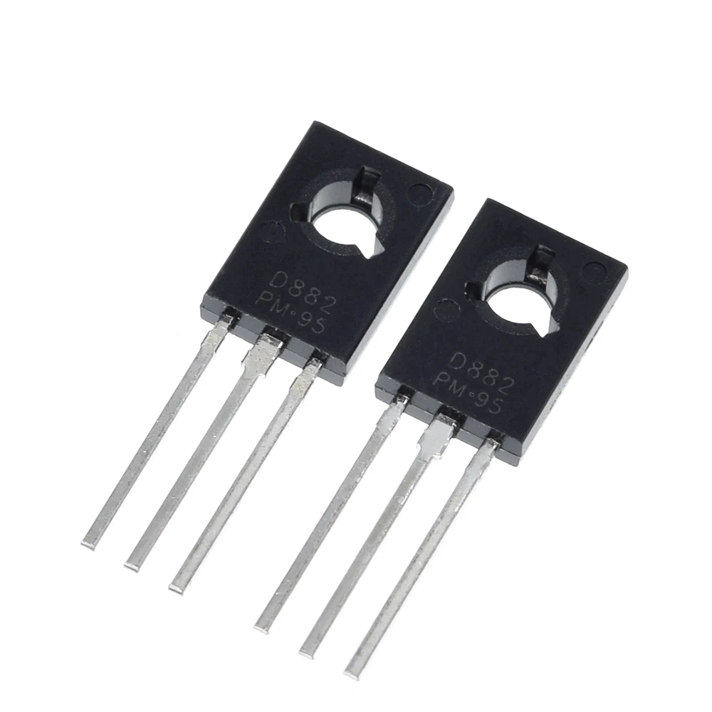 TZT 10PCS/Lot Triode Transistor D882 2SD882 3A/40V TO-126 NPN Power Triode New Original