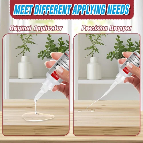 Imagen 2 del producto LOOLIFL 502 Super Pegamento Instantáneo de Secado Rápido Cianoacrilato Adhesivo Cuero Caucho Vidrio Madera Metal Fuerte Bond Liquid Pegamento Herramienta