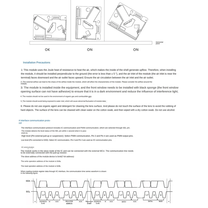 MPM20-AH Infrared PM2.5 Sensor Module Detects Air Laser Particle Sensor
