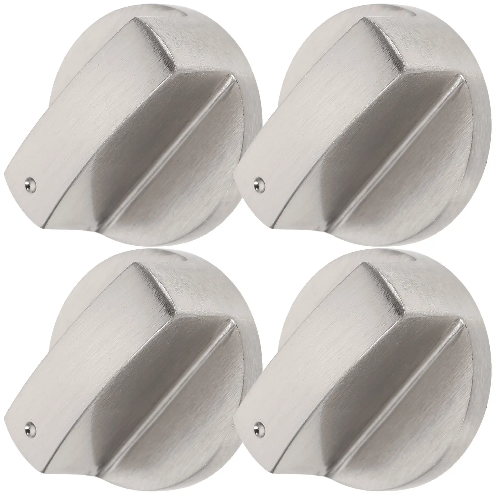 4Pcs Gas Stove Knobs Zinc Alloy Sturdy Kitchen Control Burner Replacement Switches Gas Range Accessories Stove Knobs