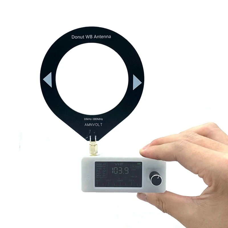 SI4732 Мини-радиоприемник + 2Xloop антенны 9,9 кГц-181 МГц Портативный коротковолновый радиоприемник SW LW AM FM SSB SI4732 Радио A