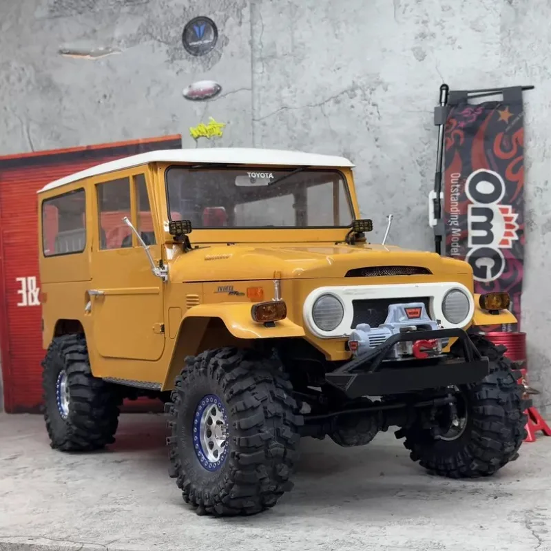 FMS 1/10 Land Cruiser FJ40 RC Crawler Front Bumper – Nylon Material Bull Bar Bumper for FJ40 Rock Crawler Upgrade Parts