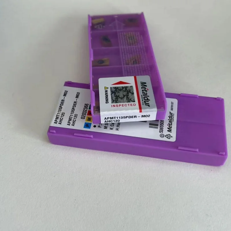 APMT1135PDER-M02 AHC120/APMT1604PDER-M02 AHC120 твердосплавные вставки для фрезерных токарных лезвий с ЧПУ, 10 шт.