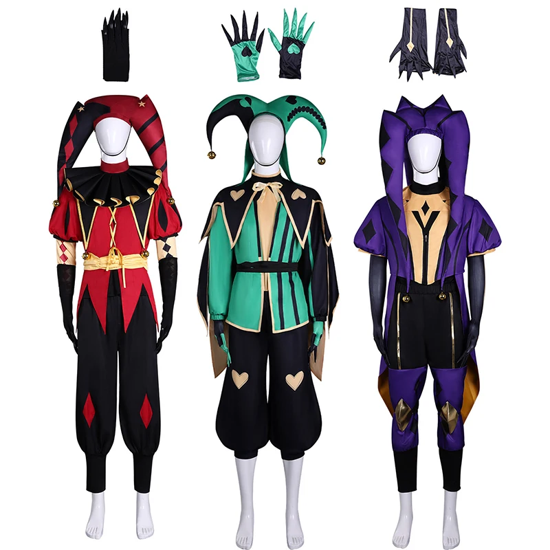 

Game The Freak Circus Cosplay Costume Women Men Halloween Carnival Party Role Playing Outfits