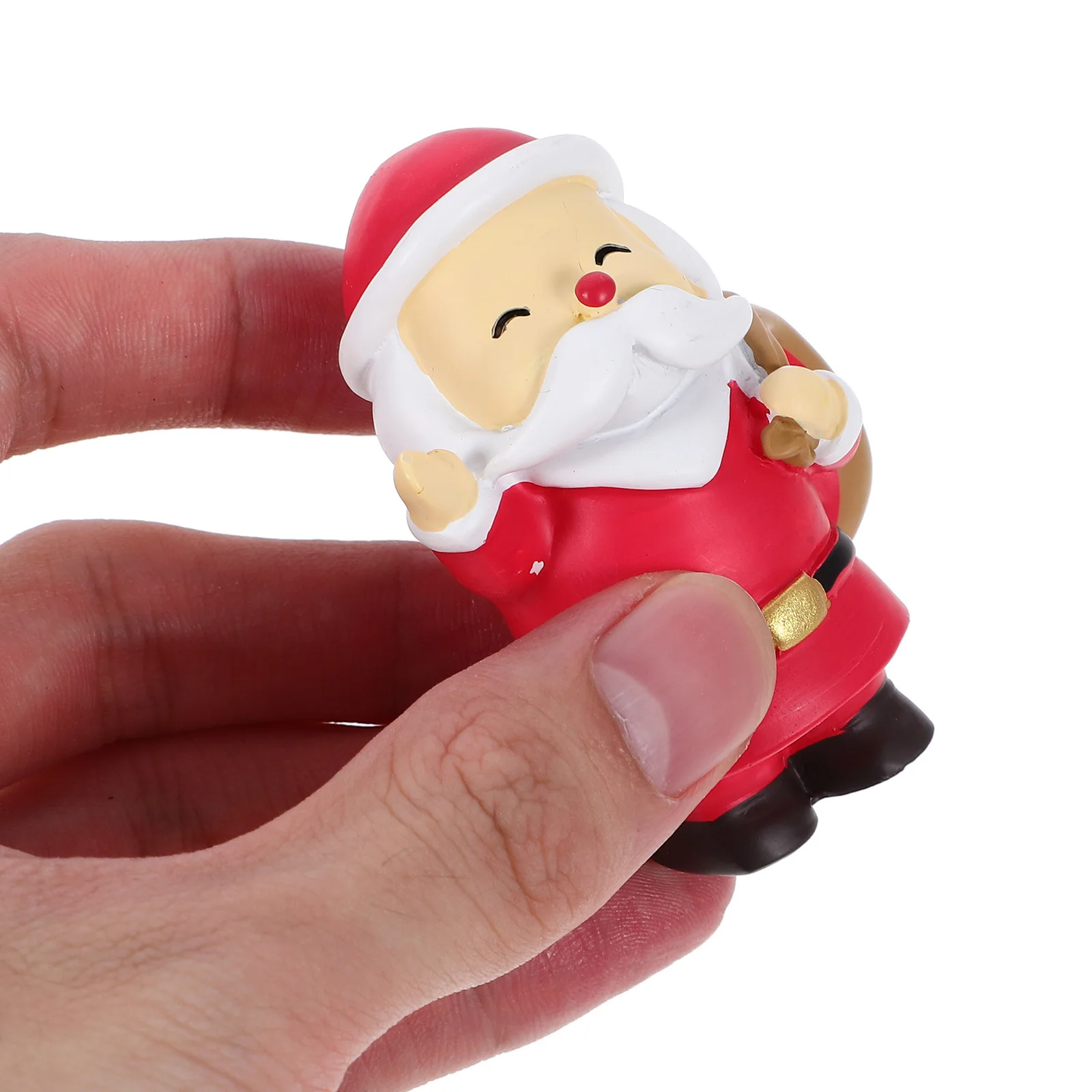 

3Pcs Christmas Miniatures Resin Xmas Mini Decorations Miniature Resin Ornaments Home Desktop Shelf Decor Christmas Craft