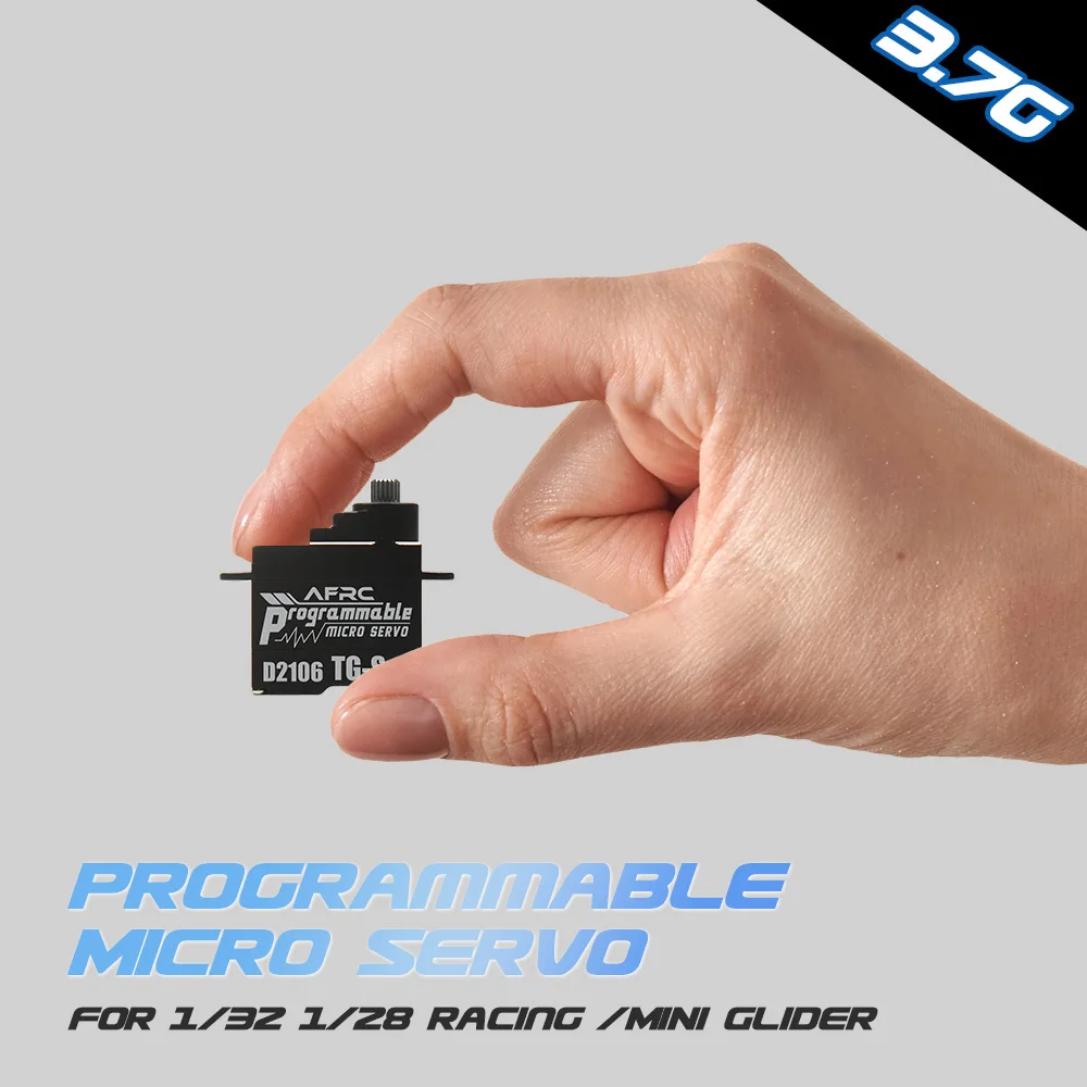 AFRC Professional GYRO V4 Programmierbares Metall-Mini-Servo-Drift-Kit für 1/32 1/28 1/24 Maßstab Mini-Rennwagen Drift – Detail 6