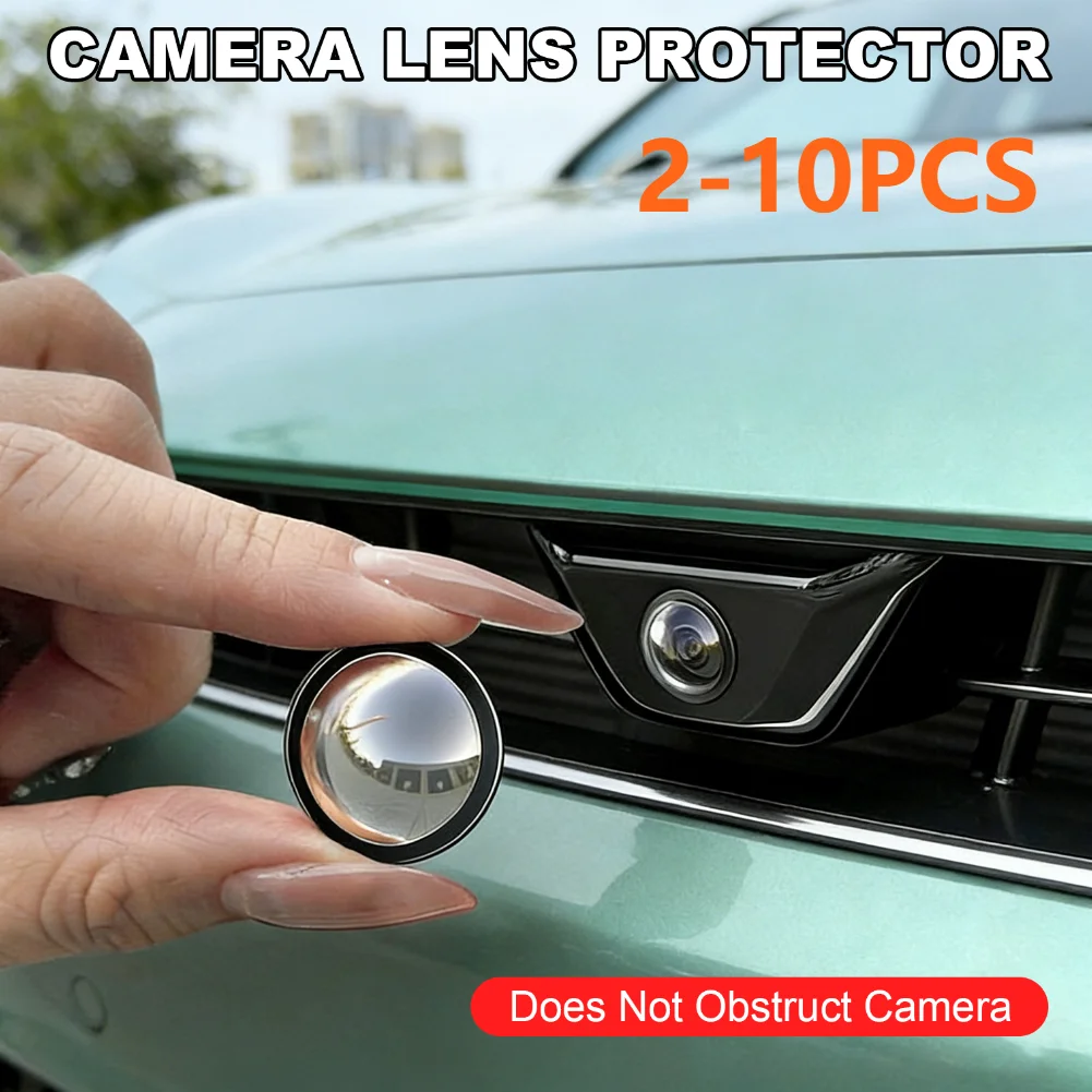Universal Car Camera Lens Protector 2-10PCS Rear View Backup Camera Cover 360° Camera Protect Anti Scratch Waterproof Lens Guard