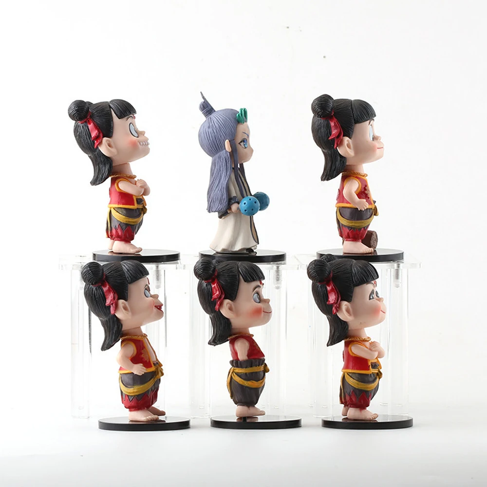 New Genuine Nezha 2 Conquers The Dragon King Born Bonds Series Blind Box Toys Cartoon Ne Zha Ao Bing Action Figure Surprise Gift