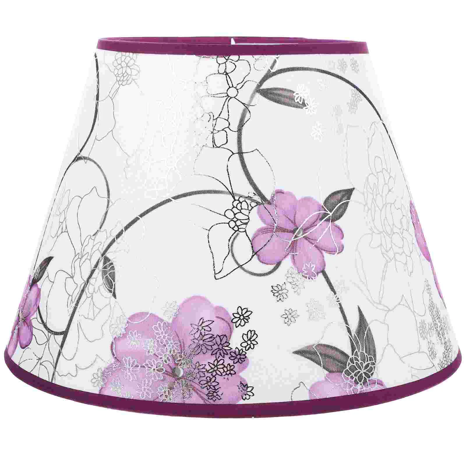 

Household Lamp Child Shades for Table Lamps Purple Fabric Farmhouse Ceiling Light Cover