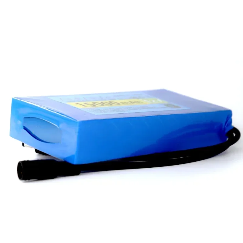 100% 새로운 휴대용 12v 20000mAh 리튬 이온 배터리 팩 DC 12.6V 20Ah 배터리 EU 플러그 + 12.6V1A 충전기 + DC 버스 헤드 와이어