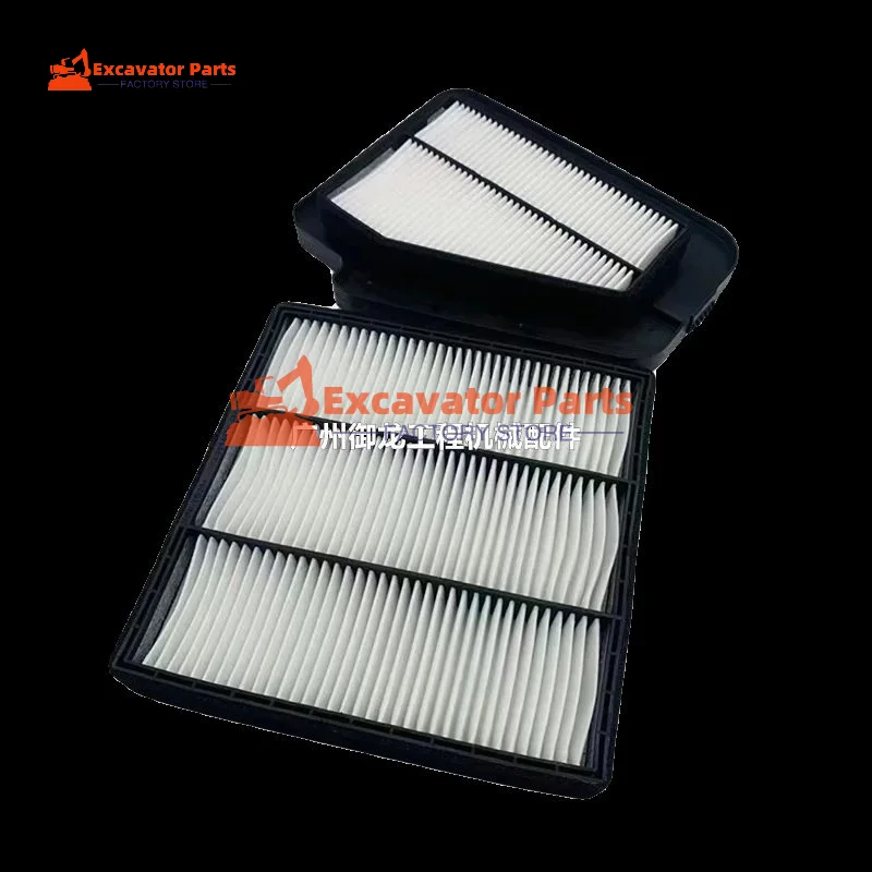 For Sany sy SY125 135C 155C 195 205 215 245 485H Guosi air conditioning filter screen Excavator Parts