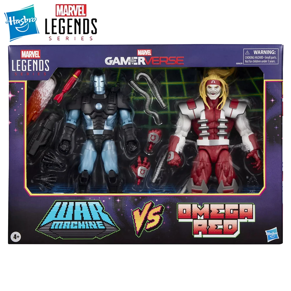 

[В наличии] Hasbro Marvel Legends Series Gamerverse War Machine vs Omega Red, 2 шт., 15 см, экшн-фигурка в стиле комиксов, аниме-модель, игрушки