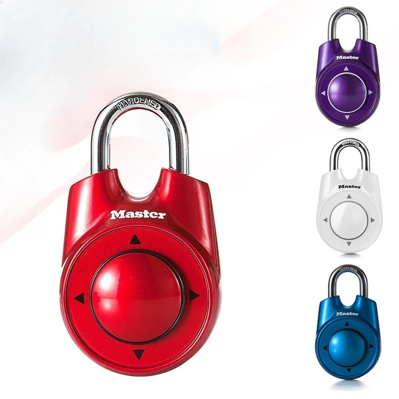 Master Lock 1500ID Directional Password Padlock Portable Keyless Lock Gym School Health Club Padlock Security Locker Door Lock