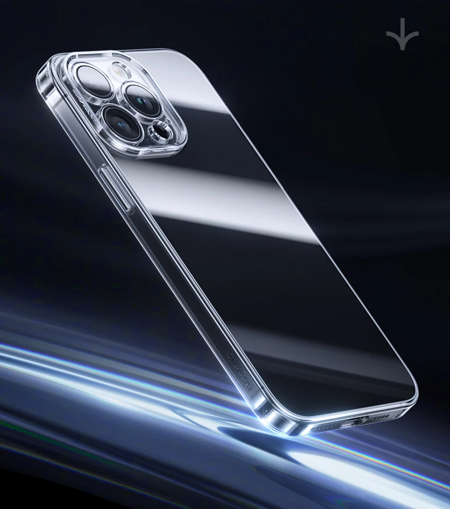 Baseus Gehärtetes Glas Hülle für iPhone 17 16 Pro Max Transparente Harte Robuste Corning Gorilla Glas Schutzhülle für iPhone 17 16 Pro Max – Detail 14