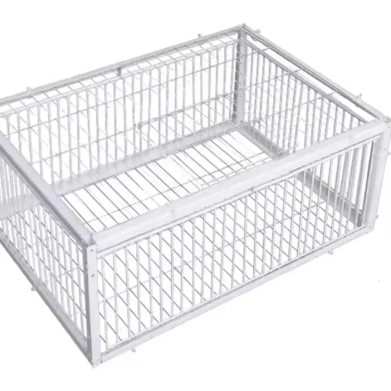 

40*30*26cm Foldable galvanised bird trap cage feral pigeon humane way with the one-way entrance trapping pigeons doves In cages