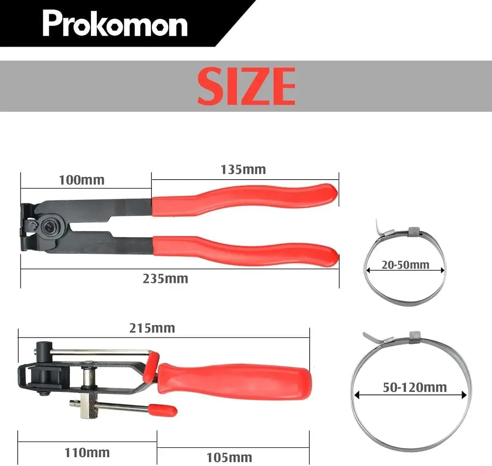 CV Joint Boot Clamp Pliers, Ear Boot Tie Pliers, Car  Tool , Automotive Hose Axle Plier CV Clamp Tool CV Joint Banding Tools for