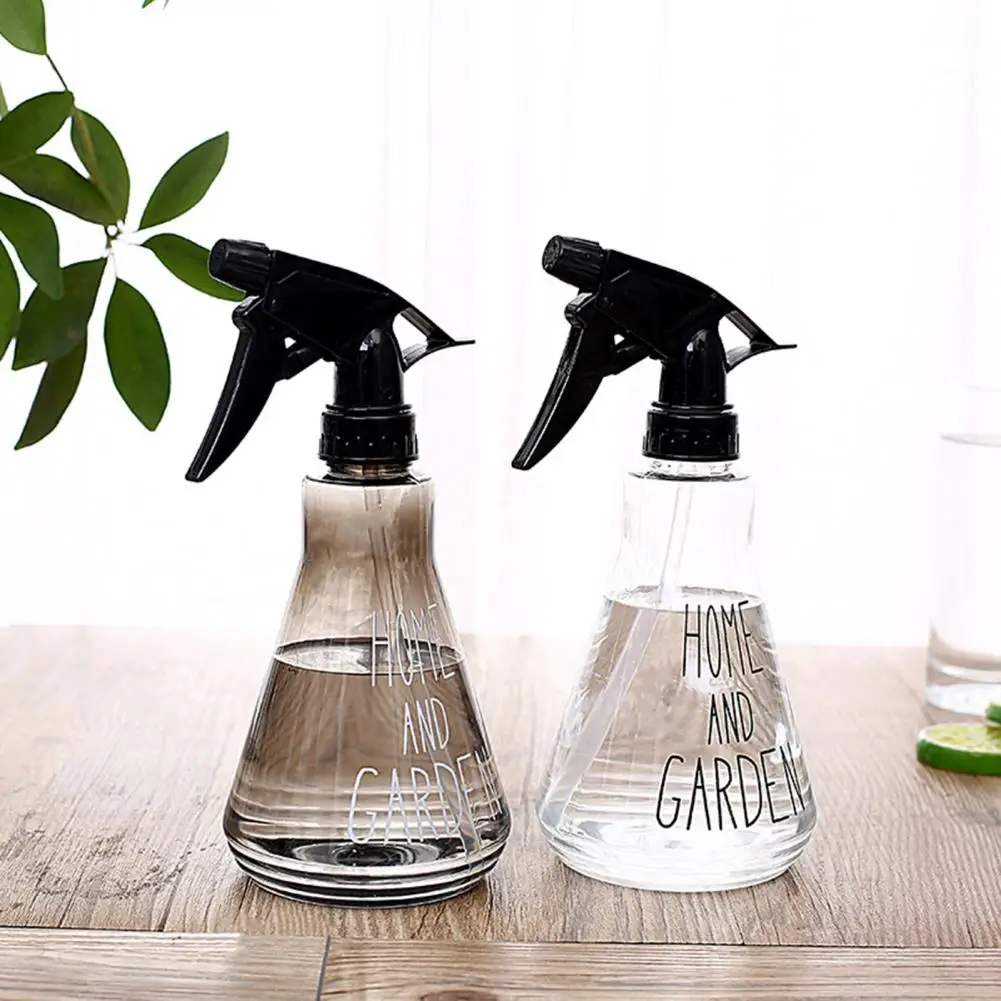 500ML Multi-functional Spray Bottle Large Capacity Clear Adjustable Nozzle Plants Flowers Plastic Watering Can Gardening Supplie