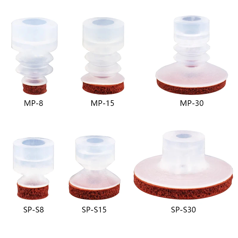 

10pcs/lot Three Layers Sponge Vacuum Suction Cup Robot Parts MP-8 MP-12 MP-25 BT-20C BT-25C BT-30C