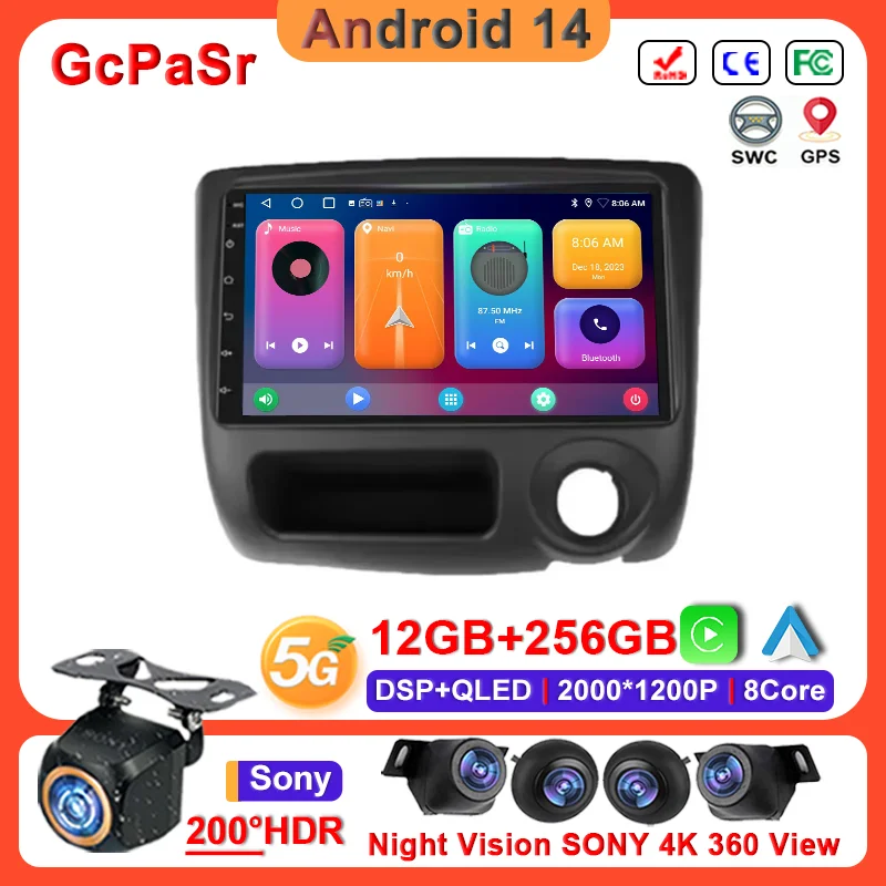 

Android 14 Car For Toyota Vitz XP10 Yaris Platz Echo 1999-2005 Radio Navigation GPS Touch Screen Multimedia Player Head Unit DVD