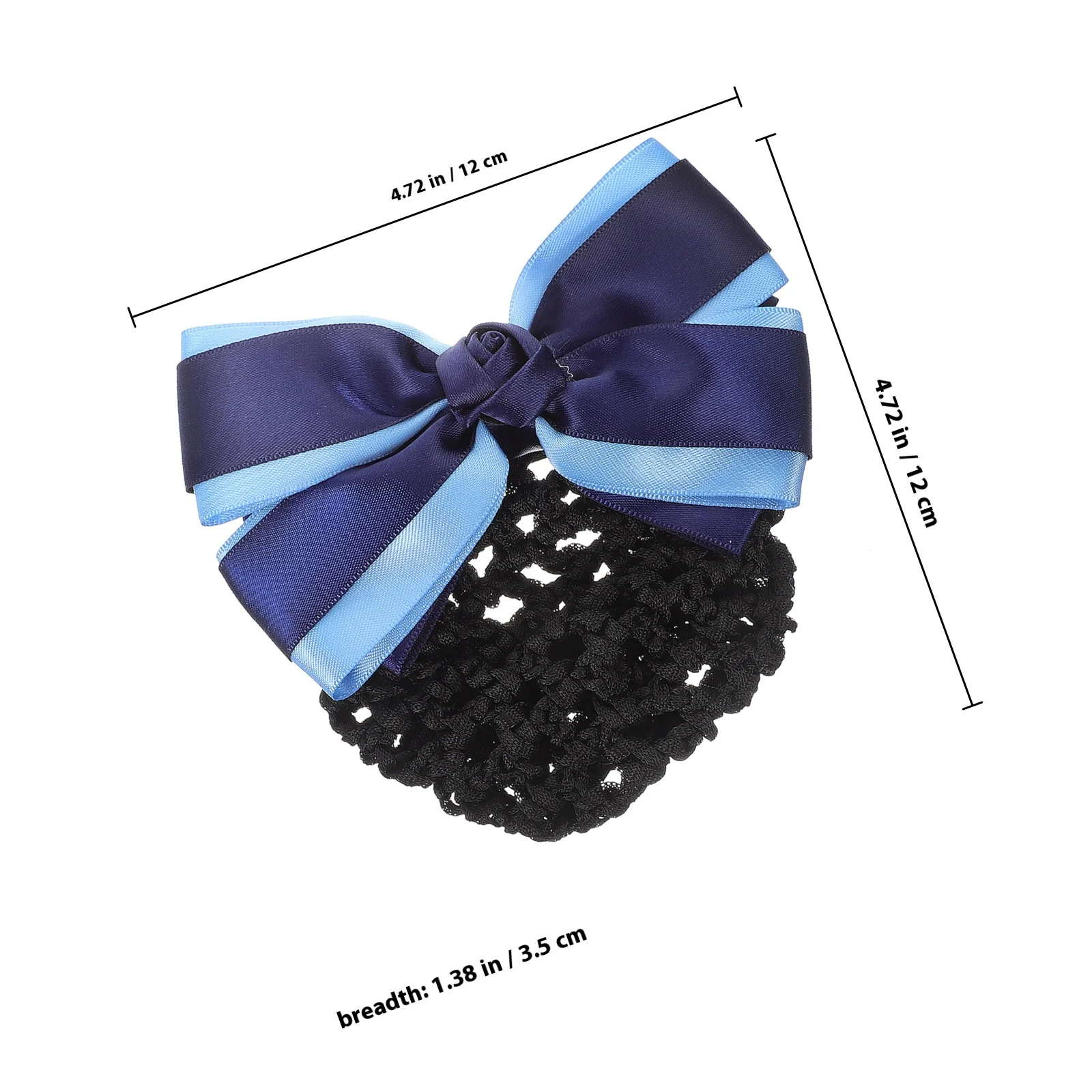 شبكة شعر نسائية على شكل فيونكة شبكية أنيقة من الكروشيه للاستخدام الاحترافي وكعكة الرقص هدية لمحبي الشعر #4