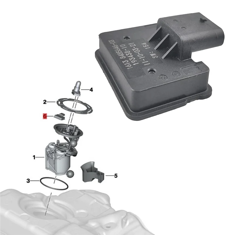 حار بيع-16138485646 وحدة استشعار درجة حرارة ضغط الوقود تشخيص التسرب لسيارات BMW X3 X4 X5 X6 X7 M5 M8 Z4 330I 530I 64