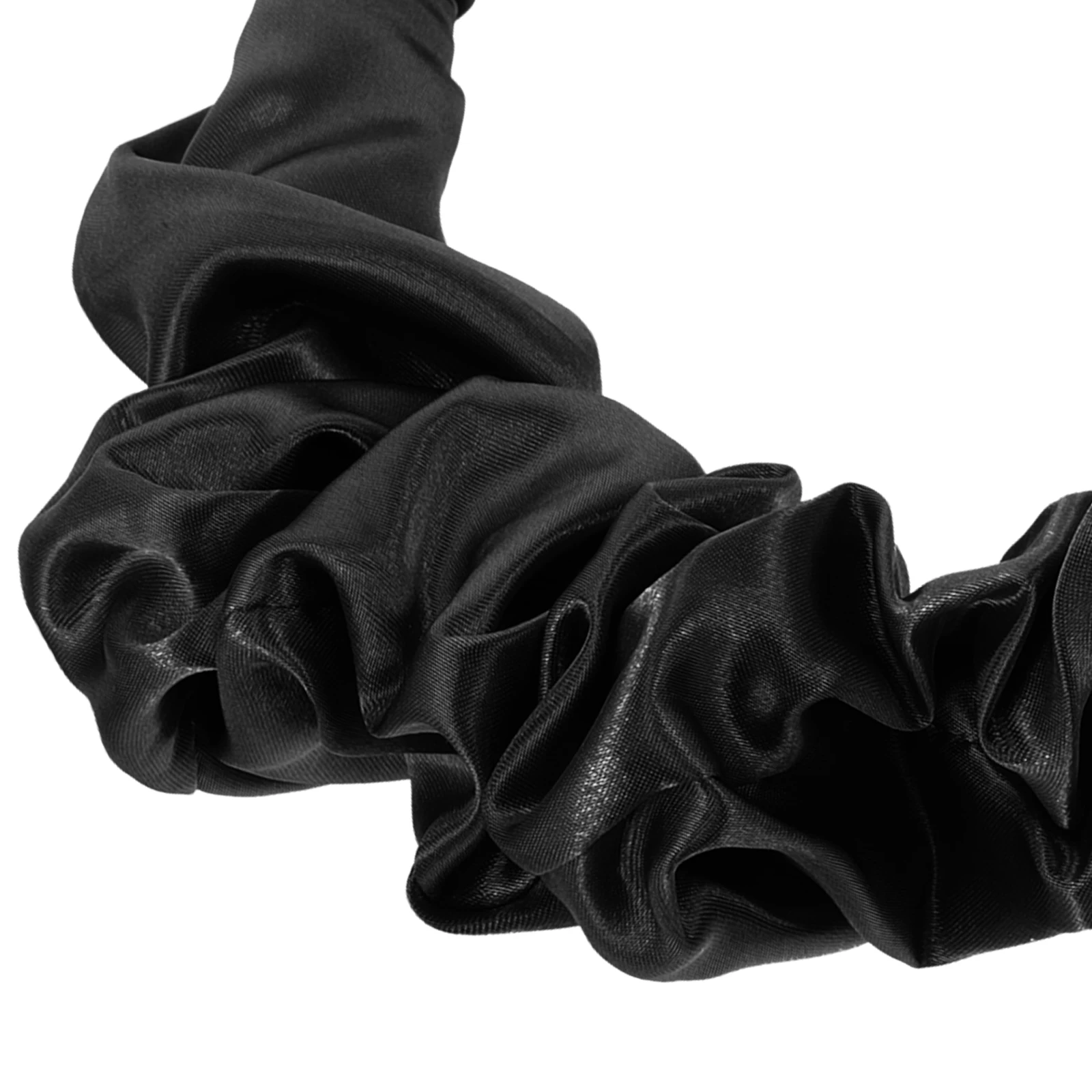 

Black Satin Color Wide Elastic Hair B for Women Headb s Washing Face Makeup Spa Women Skincare Yoga Workout