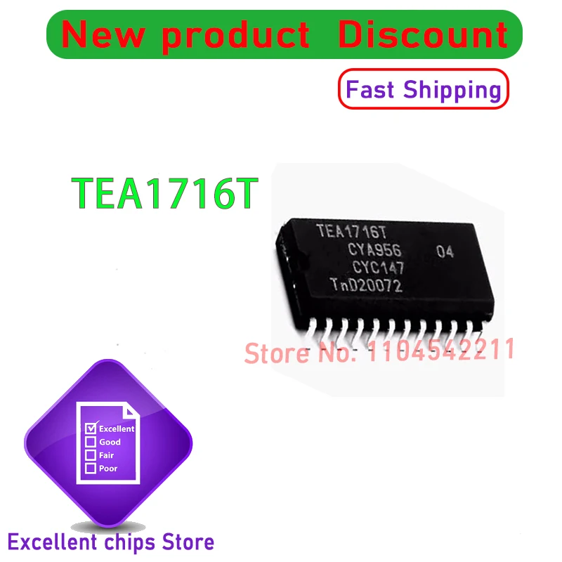 

(20-50piece) 100% New TEA1716T TEA1716 SOP24 Chipset