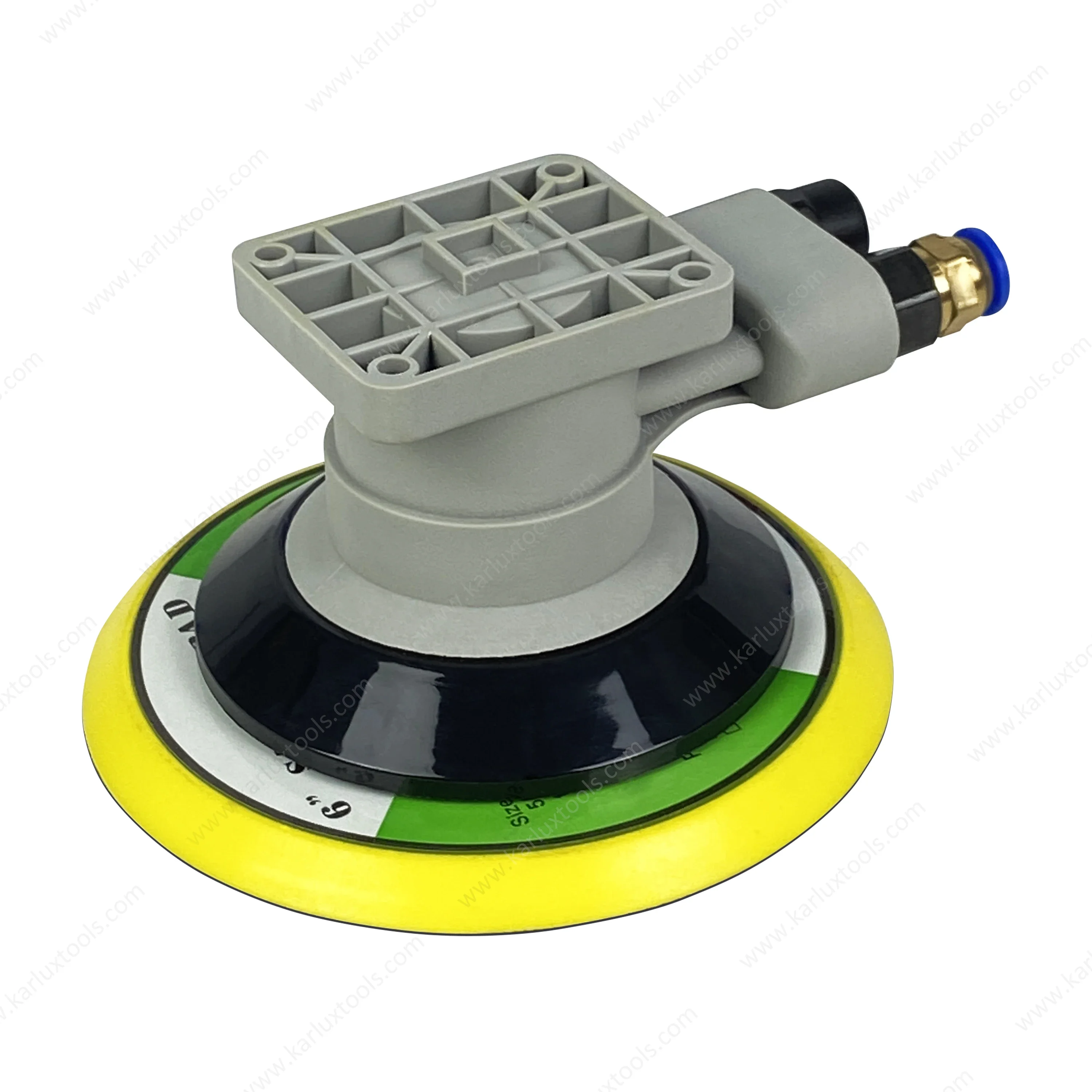 GARSURE 6inch 150mm 12, 000rpm Non Vacuum Orbit 5mm Automatic Manipulator Sander Pneumatic Air Sander with Robot Arm