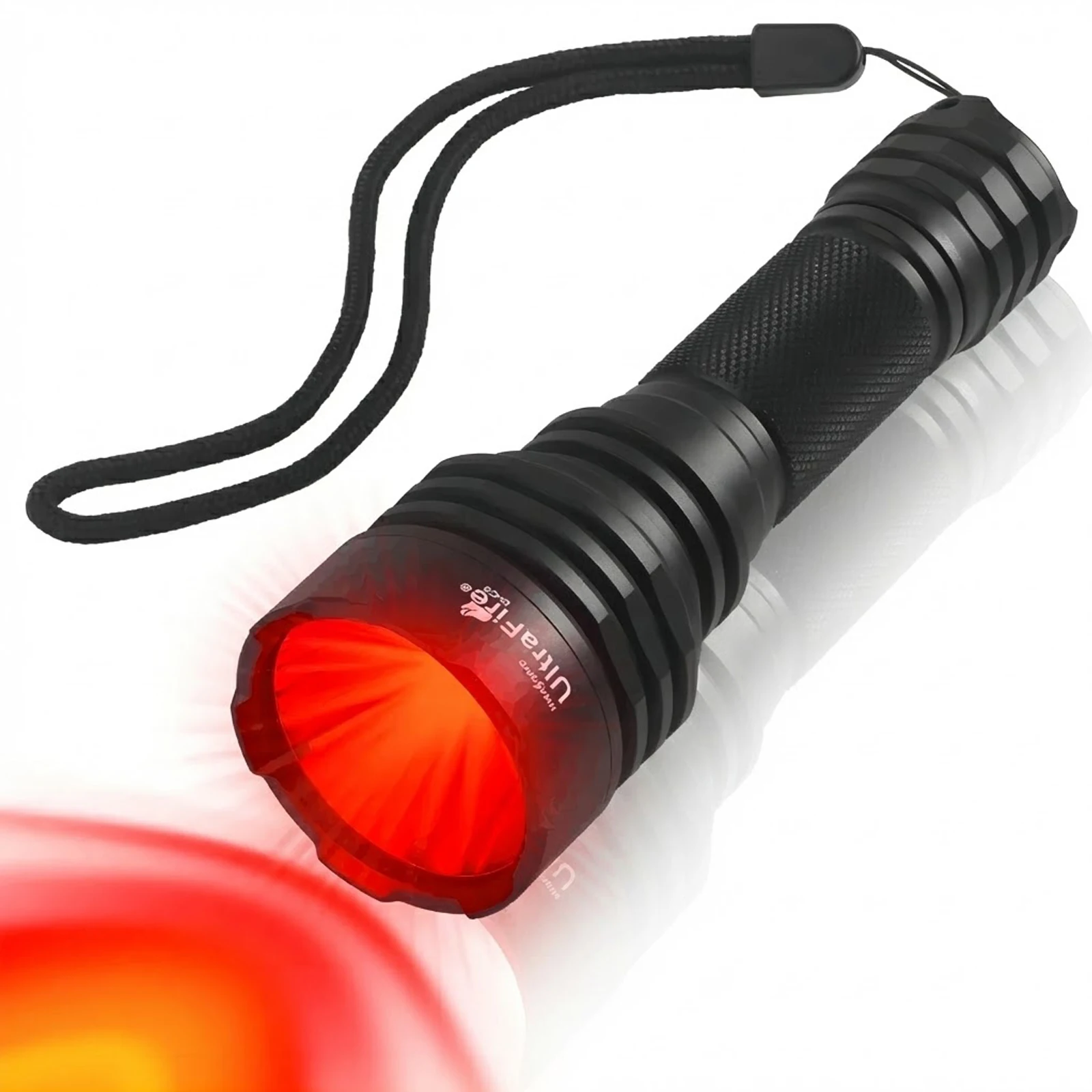 Đèn Pin Ultrafire 18650 LED Đỏ Ánh Sáng Đèn Pin Cầm Tay Chiến Thuật Luz Săn Bắn Đèn Pin Chống Nước Lồng Đèn