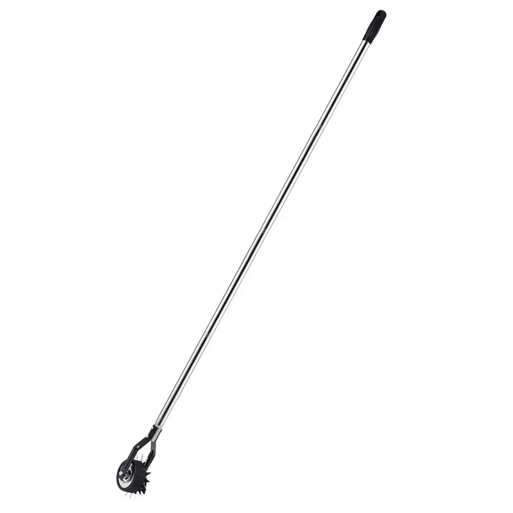

1Set Wheel Rotary Manual Lawn Edger with Extended Handle for Easy Operation Clean Edge Trimming Metal Garden Tool Portable