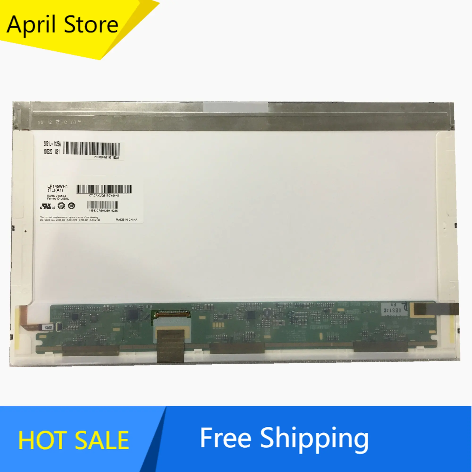 LP145WH1-TLA1 LP145WH1-TLB1 LTN145AT01 14.5'' Laptop LCD Screen Display Panel Matrix 1366*768 LVDS 40 Pins