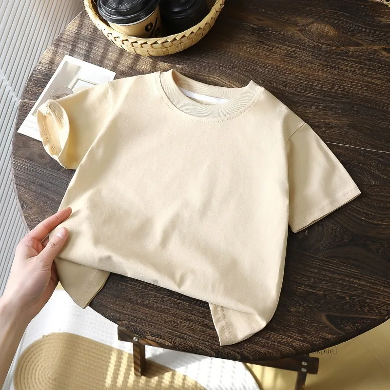 Children\'s Cotton Short Sleeve Tops 4