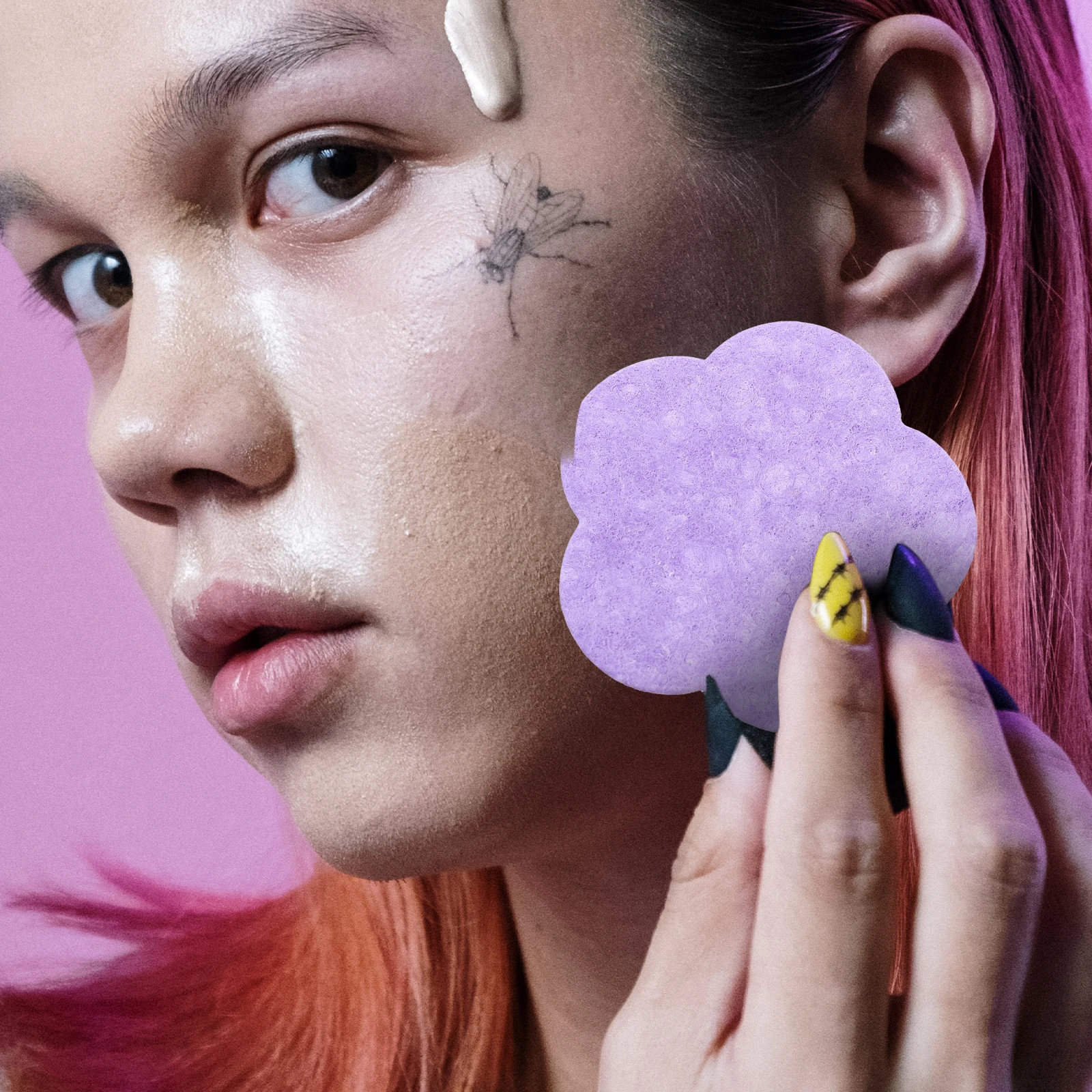 50 szt. Gąbek złuszczających do oczyszczania ciała, szorowarka podróżna do domu, gąbki do mycia twarzy, gąbki do oczyszczania.