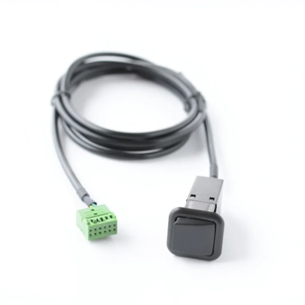 Media Aux Input Cable For Audi A3 A6 Q3 VW Golf 7 MIB 200 877 Car Stereo Adapter Oxygen Free Copper Harness Connector