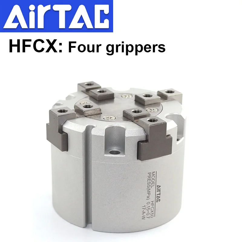 HFCI HFCY HFCX 16/20/25/32/40/50/63 مللي متر تتحمل مزدوج التمثيل اثنين ثلاثة أربعة أصابع موازية نوع الهواء الهوائية القابض #4