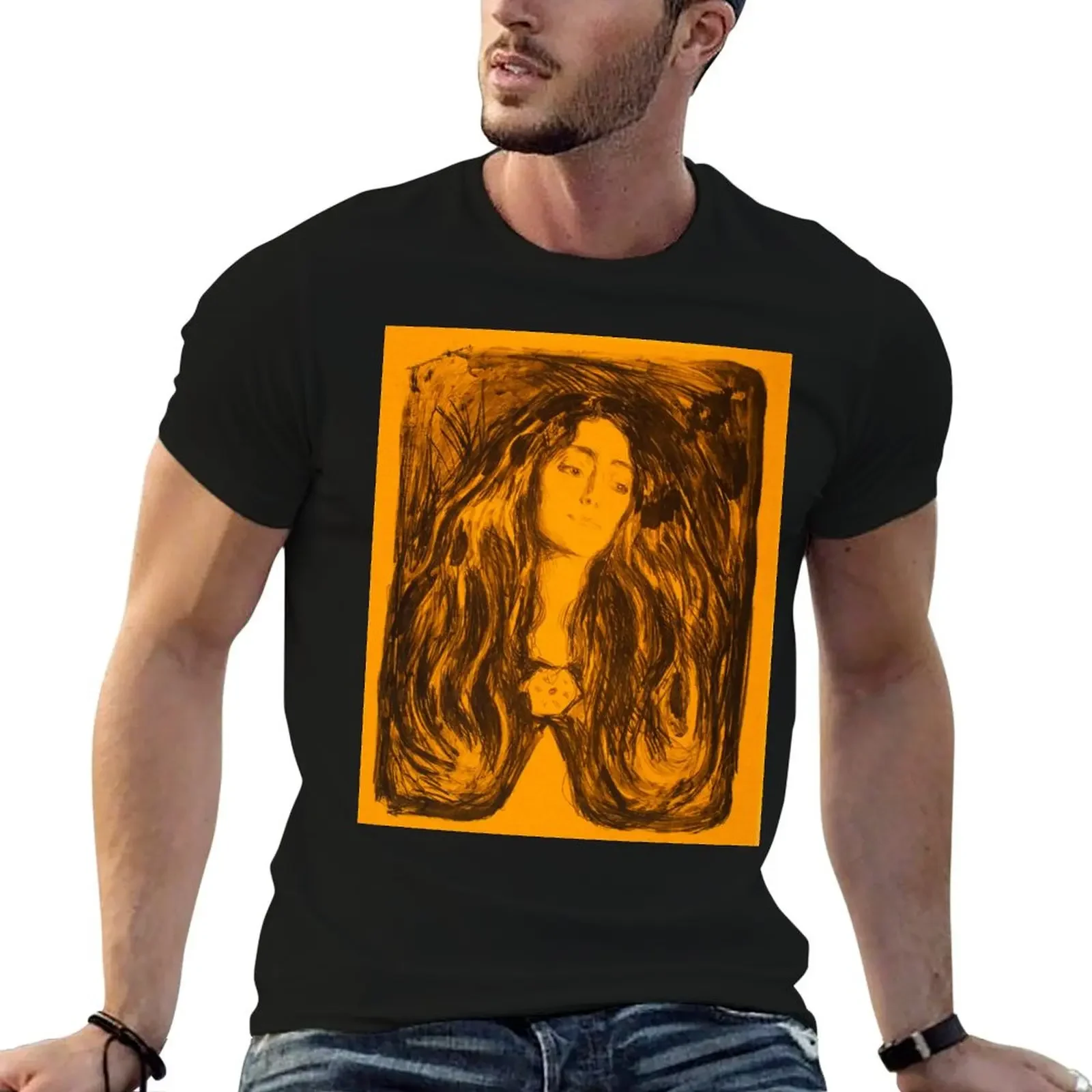 EDVARD MUNCH - Madonna T-Shirt plain sublime sports fans mens clothing